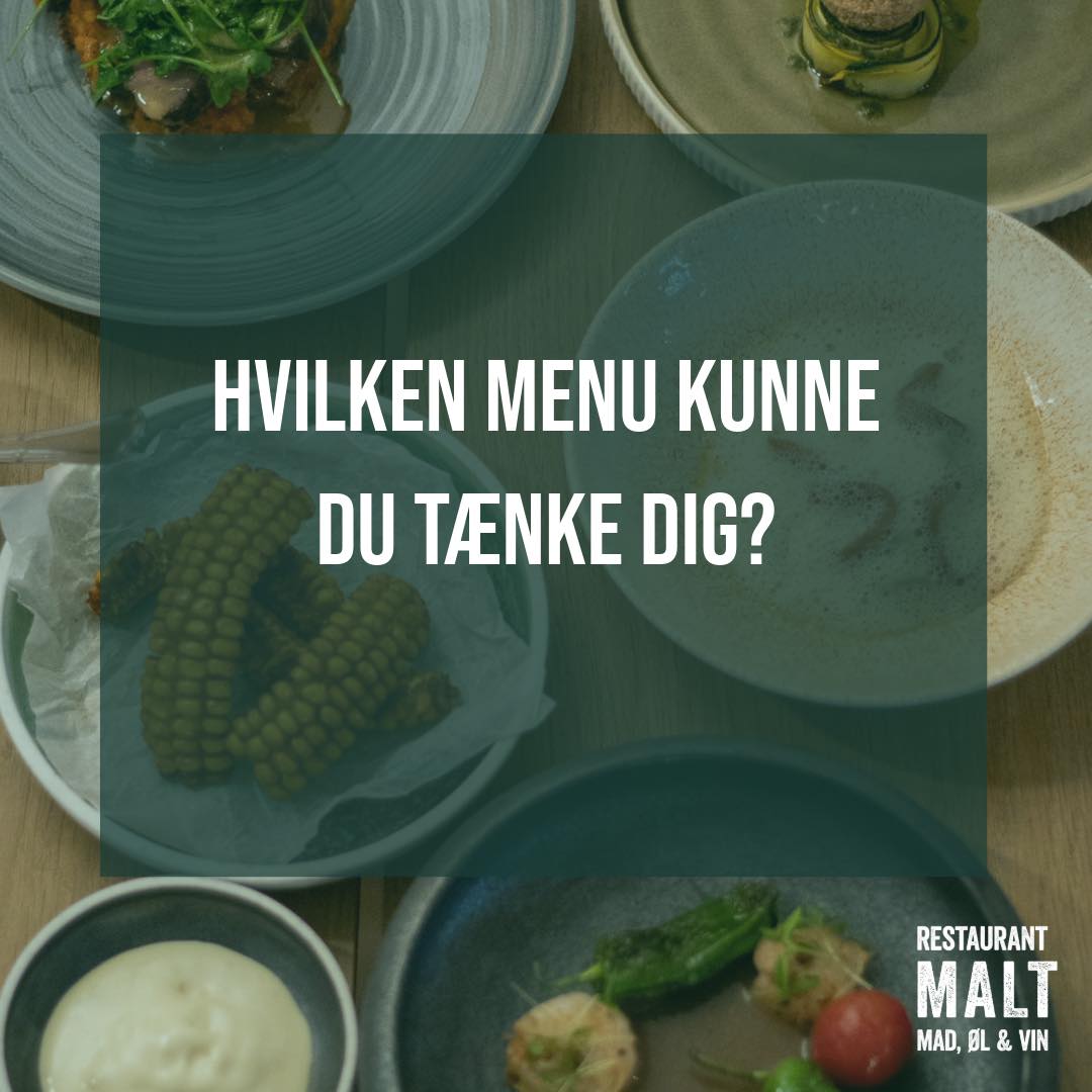 Hvilken Malt-menu kunne du tænke dig? 🧑‍🍳